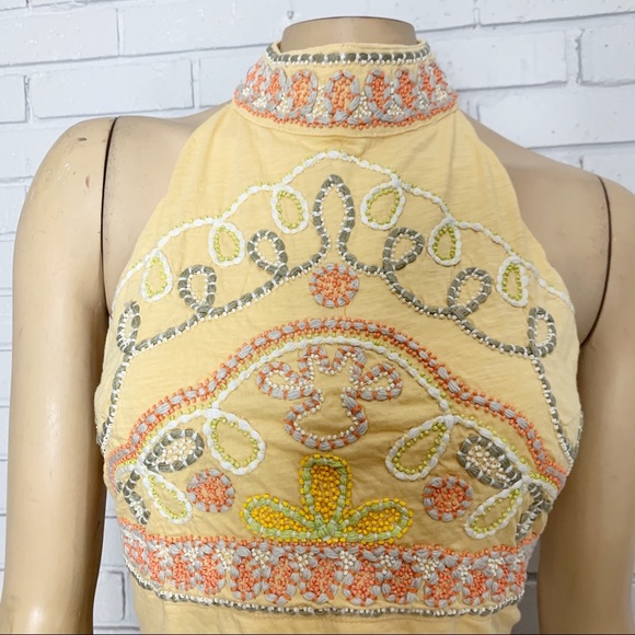 Free People Nectar Combo Goa Embroidered Crop Top - Picture 11 of 14